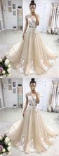 Beautiful Prom Dresses A-line Sweep Train Appliques Long Charming Prom Dress JKL1131|Annapromdress