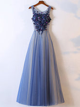 Chic Prom Dresses A-line Floor-length Tulle Prom Dress/Evening Dress JKL114