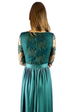 Long Sleeve Prom Dresses Floor-length V-neck Slit Prom Dress Burgundy Evening Dress JKL1153|Annapromdress