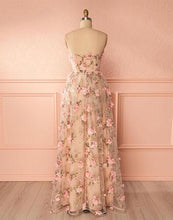 Cute Prom Dresses A-line Floor-length Sweetheart Floral Lace Prom Dress JKL1156|Annapromdress