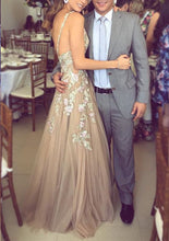 Beautiful Prom Dresses Floor-length Straps Long Prom Dress Aline Evening Dress JKL1160|Annapromdress