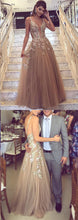 Beautiful Prom Dresses Floor-length Straps Long Prom Dress Aline Evening Dress JKL1160|Annapromdress
