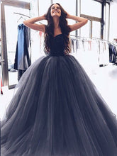 Ball Gown Prom Dresses Sweetheart Burgundy Long Sparkly Prom Dress Evening Dress JKL1178|Annapromdress