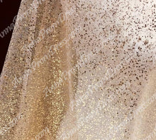 Open Back Prom Dresses A Line Spaghetti Straps Gold Sweep Train Sparkly Prom Dress JKL1180|Annapromdress