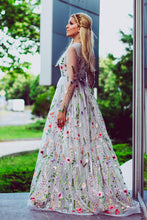 Beautiful Lace Prom Dresses A-line Sweep Train Fairy Prom Dress Long Evening Dress JKL1198|Annapromdress