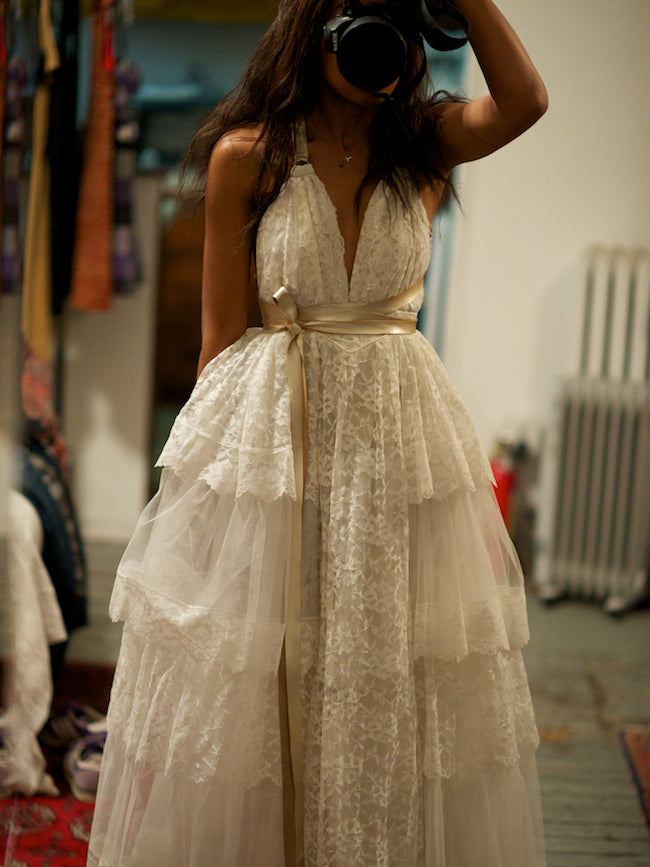 Vintage Prom Dresses Straps A-line Floor-length Backless Lace Ivory Pr Anna PromDress Vintage Prom Dresses Straps A-line Floor-length Backless Lace Ivory Pr Anna PromDress