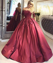 Long Sleeve Prom Dresses Ball Gown Beading Sparkly Prom Dress Long Evening Dress JKL1219|Annapromdress