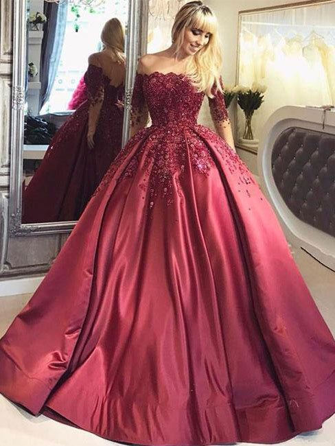 sparkly red dress long sleeve Prom Dresses Ball Gown Beading Prom Long Eve – Anna PromDress 85 cm Fabric composition GOLD SATIN SILK DRESS INV-2026 APR ATL-1030 Size:S (UK10)