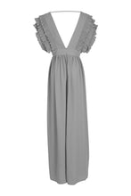 Simple Prom Dresses V-neck A Line Floor-length Cheap Prom Dress Sexy Evening Dress JKL1222|Annapromdress