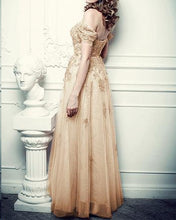 Sparkly Prom Dresses A-line Off-the-shoulder Floor-length Chic Long Prom Dress JKL1238|Annapromdress