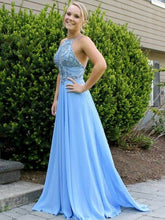 Sexy Long Prom Dresses Halter Floor-length Sequins Prom Dress/Evening Dress JKL124