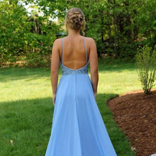 Sexy Long Prom Dresses Halter Floor-length Sequins Prom Dress/Evening Dress JKL124