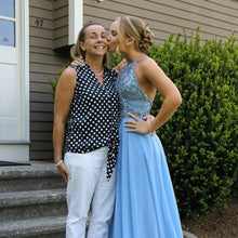 Sexy Long Prom Dresses Halter Floor-length Sequins Prom Dress/Evening Dress JKL124