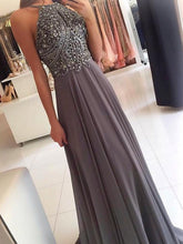 Sexy Long Prom Dresses Halter Floor-length Sequins Prom Dress/Evening Dress JKL124|Annapromdress