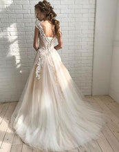 Beautiful Prom Dresses Scoop Aline Tulle Open Back Prom Dress Long Evening Dress JKL1251|Annapromdress
