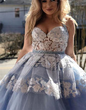 Long Prom Dresses Halter Aline Sparkly Sexy Floor-length Open Back Lace Prom Dress JKL1253|Annapromdress
