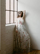 Long Prom Dresses Sweetheart Aline Sexy Floor-length Floral Lace Prom Dress JKL1260|Annapromdress
