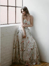 Long Prom Dresses Sweetheart Aline Sexy Floor-length Floral Lace Prom Dress JKL1260|Annapromdress