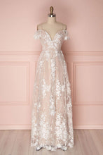 Lace Prom Dresses Spaghetti Straps A-line Floor-length Long Prom Dress JKL1262|Annapromdress