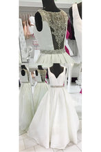 Sparkly Prom Dresses with Straps V-neck Beading Prom Dress Long Evening Dress JKL1296|Annapromdress