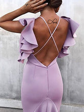 Simple Prom Dresses Aline Criss-Cross Straps Open Back Long Cheap Prom Dress JKL1320|Annapromdress