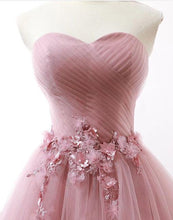 Ball Gown Prom Dresses Sweetheart Sweep Train Dusty Pink Long Fairy Prom Dress JKL1372|Annapromdress