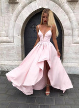 High Low Prom Dresses with Spaghetti Straps Long Cheap Prom Dress Sexy Evening Dress JKL1395|Annapromdress