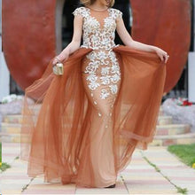 Long Prom Dresses Scoop Sheath Appliques Floor-length Sexy Chic Prom Dress JKL1397|Annapromdress