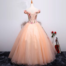 Beautiful Prom Dresses Ball Gown Off-the-shoulder Long Chic Prom Dress/Evening Dress JKL144