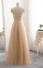 Beautiful Prom Dresses Sweetheart Aline Floor-length Pearls Long Tulle Prom Dress JKL1654|Annapromdress