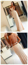 Long Prom Dresses Spaghetti Straps Sequins Sexy Prom Dress/Evening Dress JKL172