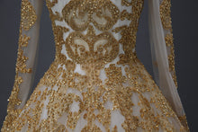Chic Prom Dresses Scoop Long Sleeve Sweep/Brush Train Prom Dress/Evening Dress JKL176