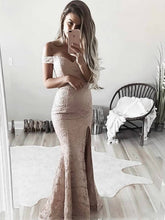 Chic Prom Dress Trumpet/Mermaid Short Train Slit Sexy Prom Dress/Evening Dress JKL197