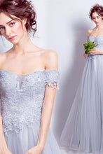 Beautiful Prom Dresses A-line Off-the-shoulder Long Chic Prom Dress/Evening Dress JKL198