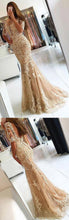 Chic Prom Dresses Appliques Scoop  Floor-length Backless Prom Dress/Evening Dress JKL204