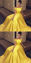 Fuchsia Prom Dresses Off-the-shoulder Sweep/Brush Train Beautiful Prom Dress/Evening Dress JKL207|Annapromdress