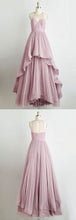 Long Prom Dress A-line Floor-length Ruffles Prom Dress/Evening Dress JKL209
