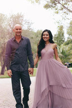 Long Prom Dress A-line Floor-length Ruffles Prom Dress/Evening Dress JKL209