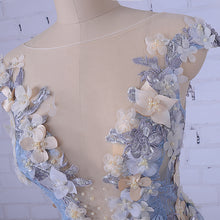 Beautiful Prom Dresses Scoop A-line Sweep/Brush Train Long Prom Dress/Evening Dress JKL214