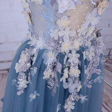 Beautiful Prom Dresses Scoop A-line Sweep/Brush Train Long Prom Dress/Evening Dress JKL214
