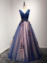 Beautiful Prom Dress V-neck Floor-length Ball Gown Long Prom Dress/Evening Dress JKL216