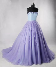 Ball Gown Prom Dresses Sweetheart Sweep/Brush Train Hand-Made Flower Prom Dress/Evening Dress JKL250