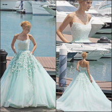 Luxury Prom Dresses Sweetheart Sweep/Brush Train Sage Prom Dress/Evening Dress JKL253