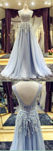 Beautiful Prom Dresses V-neck Lace-up Floor-length Chic Prom Dress/Evening Dress JKL271
