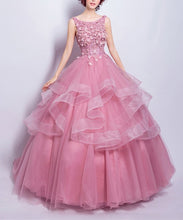 Beautiful Prom Dress Scoop Floor-length Lace Long Prom Dress/Evening Dress JKL273