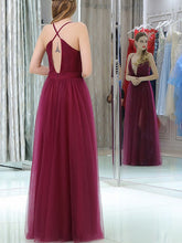 Cheap Prom Dresses Halter A-line Floor-length Sexy Prom Dress/Evening Dress JKL329