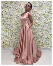 Chic Prom Dresses One Shoulder Sweep/Brush Train Sexy Prom Dress/Evening Dress JKL333|Annapromdress