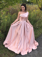 Chic Prom Dresses One Shoulder Sweep/Brush Train Sexy Prom Dress/Evening Dress JKL333|Annapromdress