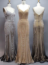Chic Prom Dresses Trumpet/Mermaid Spaghetti Straps Sexy Prom Dress/Evening Dress JKL335