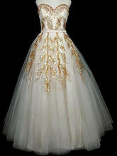Chic Prom Dresses Sweetheart Floor-length Sequins Long Prom Dress/Evening Dress JKL338